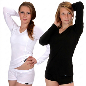 COOL NANO tricou mânecă lungă V .femei