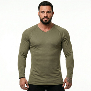 GOLF NANO tricou mânecă lungă V .bărbați